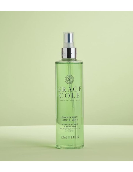 GRACE COLE Sprejs ķermenim (Greipfrūts/Laims/Piparmētra) 250ml