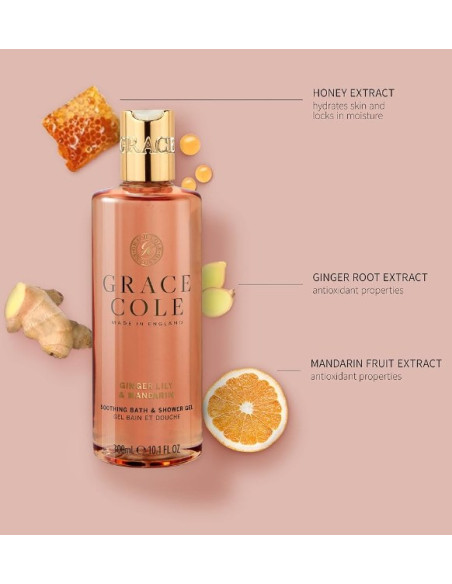 GRACE COLE Shower gel (Ginger Lily/Mandarin) 300ml