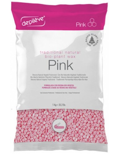 DEPILEVE Traditional bio-plant wax PINK 1kg