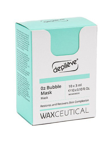 DEPILEVE waxceutical O2 Bubble Mask 10x3ml