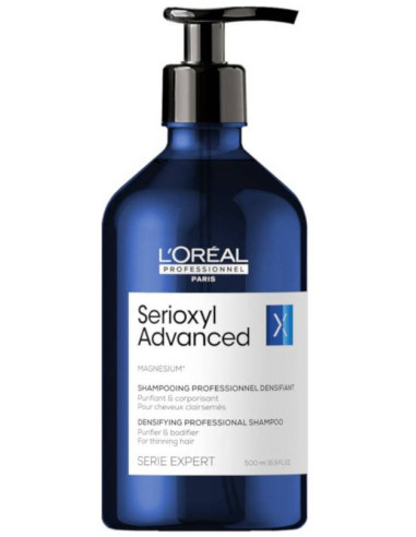 Serioxyl Advanced attīrošais šampūns smalkiem matiem 500ml