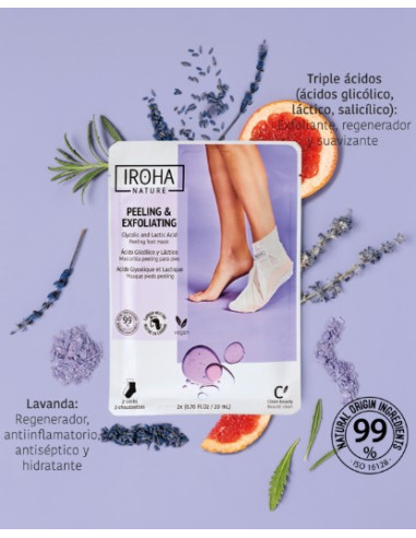 IROHA NATURE Maska-zeķes pēdām...