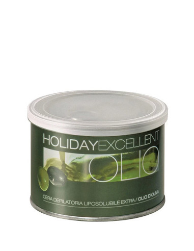 HOLIDAY EXCELLENT Воск для депиляции с оливковым маслом неаллергенный 400мл