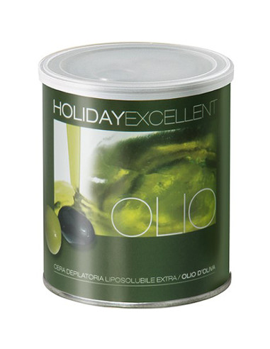 HOLIDAY EXCELLENT Depilatory wax with olive oil non-allergic 800ml
