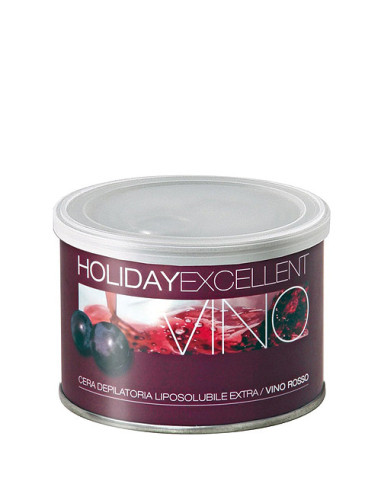HOLIDAY EXCELLENT Depilatory wax non-allergenic (Vinifera extract/wine) 400ml