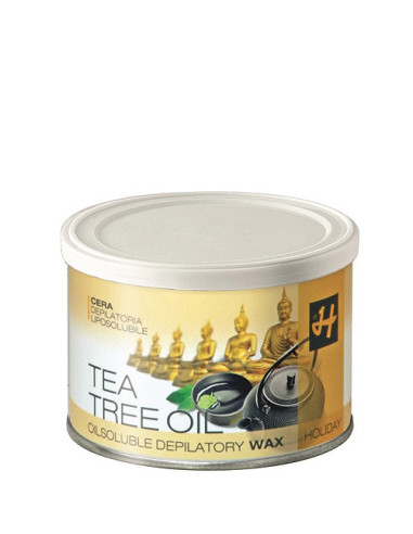 HOLIDAY SPECIAL FLAVOURS Depilatory wax (tea tree oil/titanium dioxide) 400ml