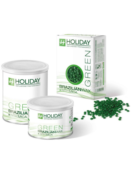 HOLIDAY BRAZILIAN Воск эластичный, жемчужинки (зеленый) 500гp