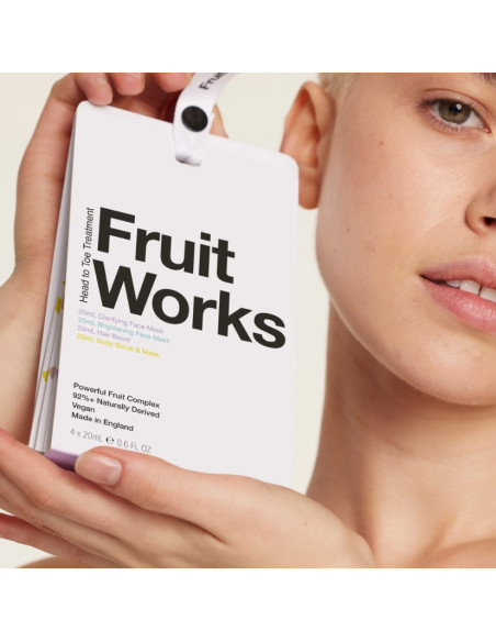 FRUIT WORKS Head Toe Treatment Wheel комплекс 4x20мл