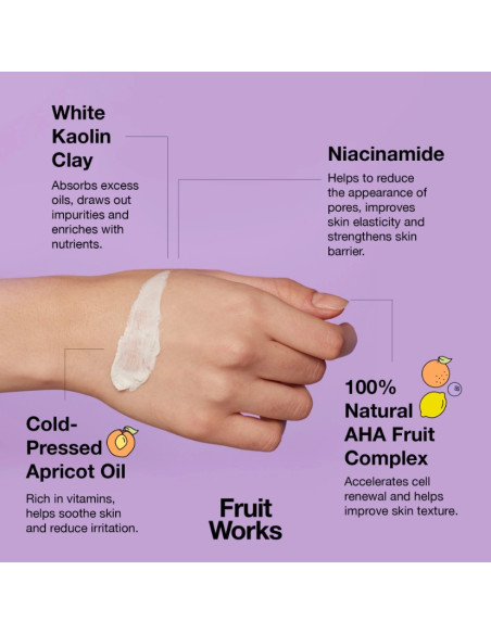 FRUIT WORKS Осветляющая маска для лица 100мл