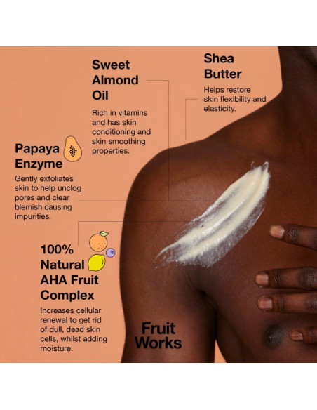 FRUIT WORKS Body Scrub & Mask 200ml