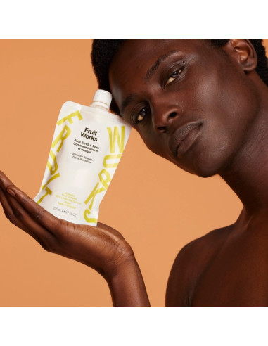 FRUIT WORKS Body Scrub & Mask 200ml