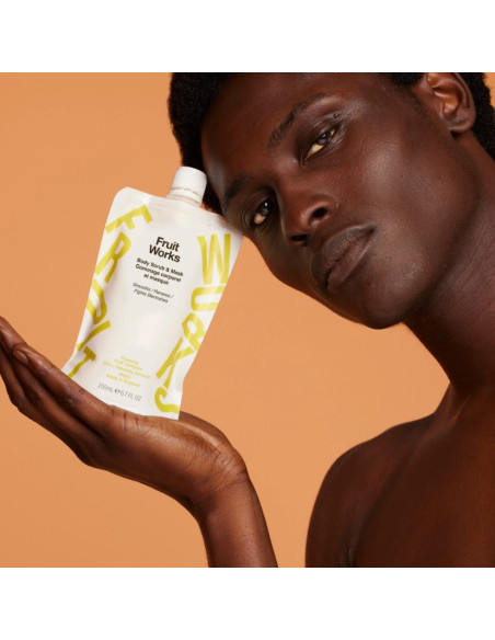 FRUIT WORKS Body Scrub & Mask 200ml