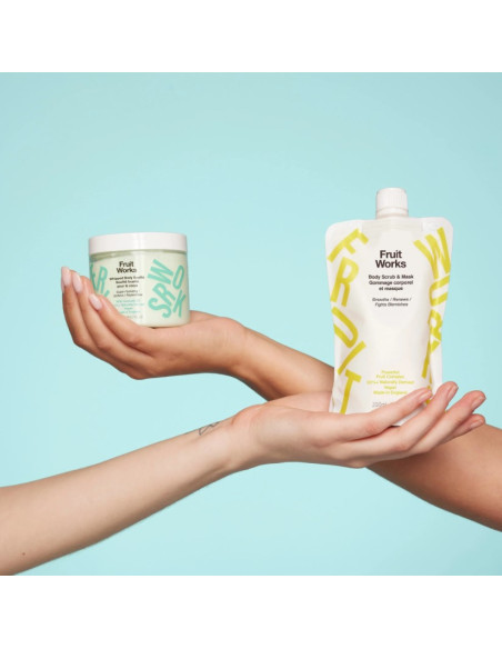 FRUIT WORKS Body Scrub & Mask 200ml