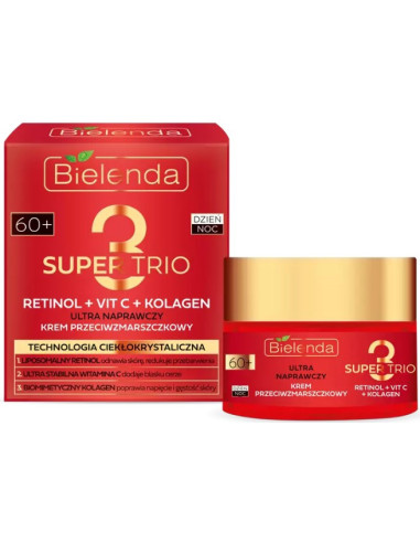 SUPER TRIO 3 Ultra repair anti-wrinkle cream 60+ DAY/NIGHT 50ml