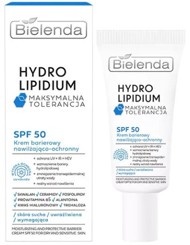 HYDRO LIPIDIUM Moisturizing and protective barrier cream SPF50 30ml