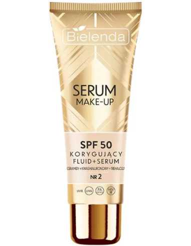 MAKE-UP SERUM Correcting fluid + serum SPF50 shade No.2  30g