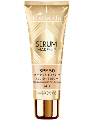 MAKE-UP SERUM Correcting fluid + serum SPF50 shade No.3 30g