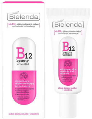B12 BEAUTY VITAMIN Highly moisturizing face gel 50ml