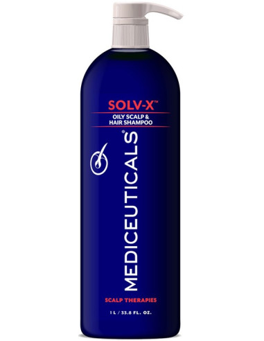 SOLV-X Šampūns taukainai galvas ādai 1000ml