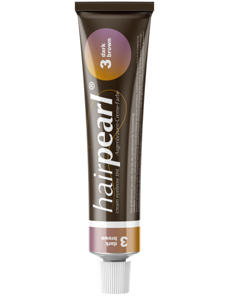 Hairpearl Кремовый оттенок для бровей №3 Темно-коричневый