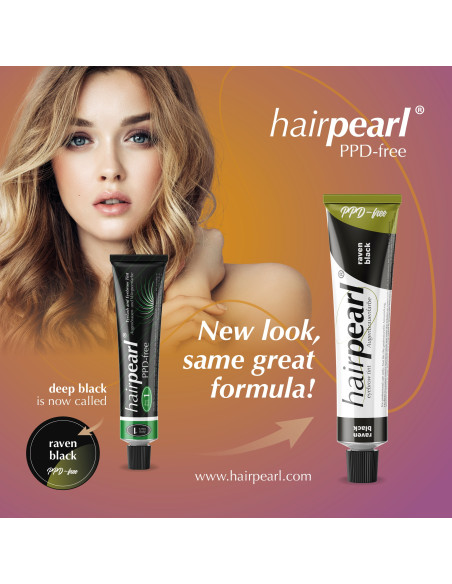 Hairpearl Краска для ресниц и бровей, без PPD, нет. 1 – глубокий тёмно-чёрный, 20мл