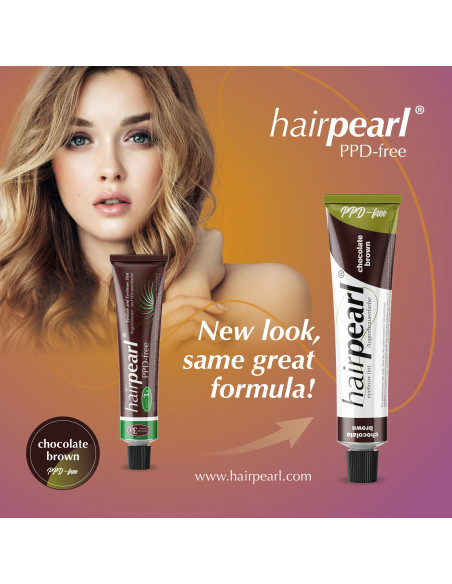 Hairpearl Краска для ресниц и бровей, без PPD, №3.3 – Шоколадно-коричневый 20мл