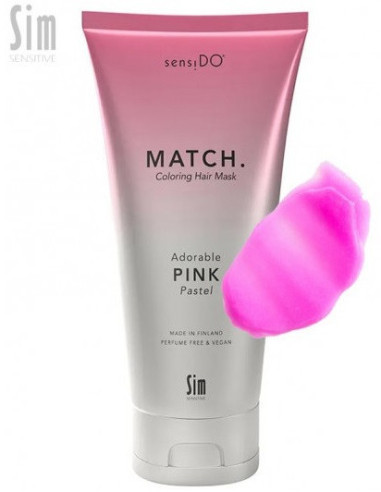 Sim SensiDO Match - Adorable Pink (Pastel) Toning hair mask 200ml