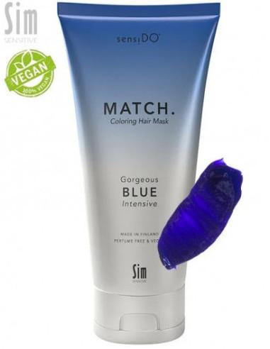 SensiDo Match, цвет ''Gorgeous Blue'' (Intensive), Увлажняющая и восстанавливающая маска 200мл