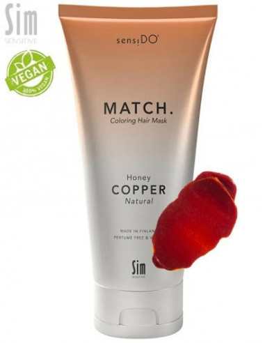 SensiDo Match, цвет ''Honey Copper'' (Natural), Увлажняющая и восстанавливающая маска 200мл