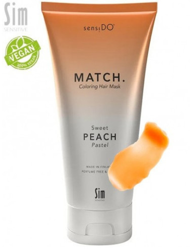 SensiDo Match, цвет ''Sweet Peach'' (Pastel), Увлажняющая и восстанавливающая маска 200мл