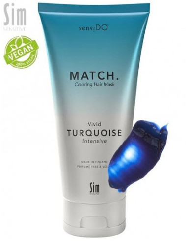 Sim SensiDO Match - Vivid Turquoise (intensive) Toning hair mask 200ml