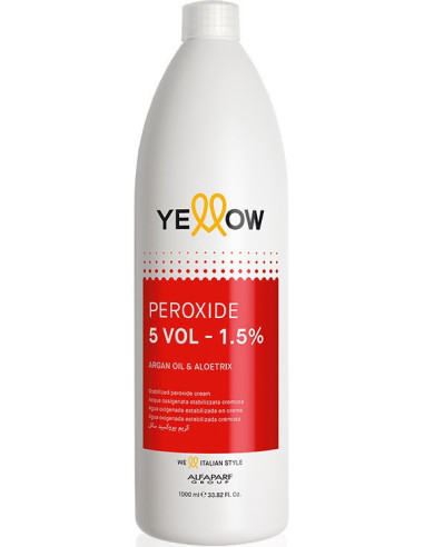 YELLOW COLOR PEROXIDE 5 VOL (1.5%) stabilized peroxide cream 150ml