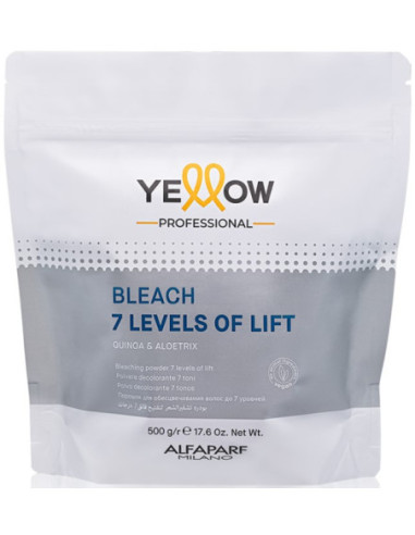 YELLOW 7 Levels Of Lift bleaching powder 500gr