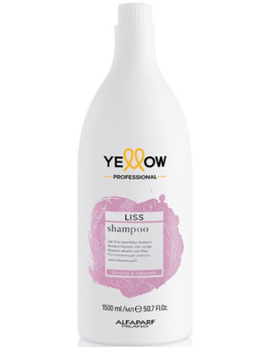 YELLOW LISS nogludinošs šampūns ar anti-frizz efektu nepakļāvīgiem matiem 1500ml