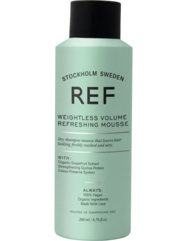 REF vieglas sausā šampūna putas 200ml