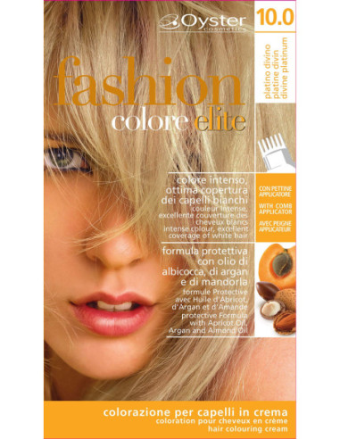 FASHION ELITE matu krāsa 10.0, platīn-blonds 50ml+50ml+15ml