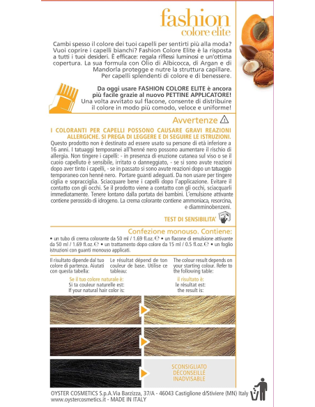 FASHION ELITE matu krāsa 10.0, platīn-blonds 50ml+50ml+15ml