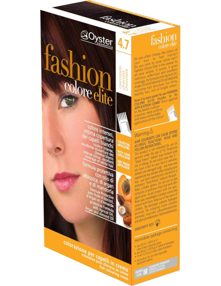 FASHION ELITE hair dye 4.7, chocolate 50ml+50ml+15ml