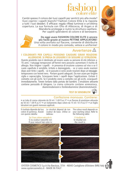 FASHION ELITE hair dye 4.7, chocolate 50ml+50ml+15ml