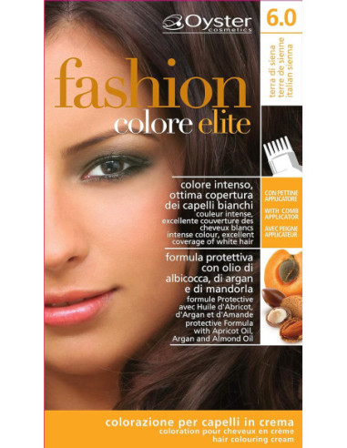 FASHION ELITE hair color 6.0, Sienna 50ml+50ml+15ml
