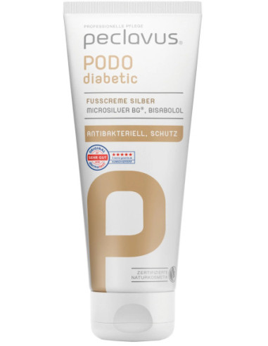 PECLAVUS Antibacterial foot cream with silver 100ml