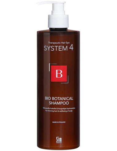 S4 Bio Botanical Šampūns retinātiem matiem un matu izkrišanai visiem matu tipiem 500ml