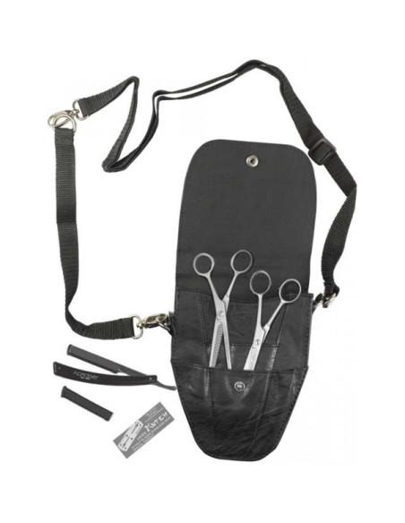 Сумка для инструментов с ремнем, черная, 20х11см.