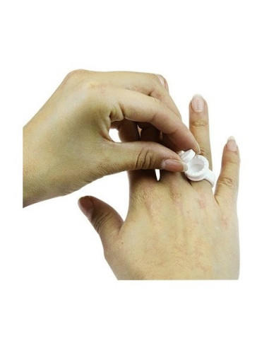 Кольца-держатели для наращенных ресниц (6+1)