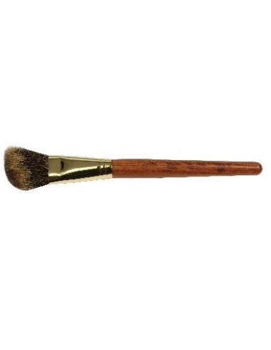 Blush brush, slanted, natural bristles, D19mm