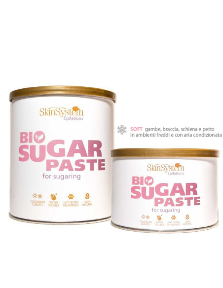 SkinSystem BIO SUGAR cukura pasta, mīksta 1100g