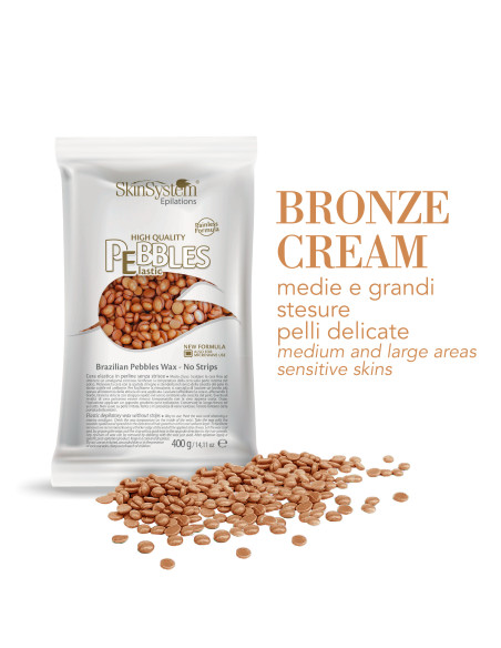 SkinSystem PEBBLES горячий воск Бронзовый крем 800гp