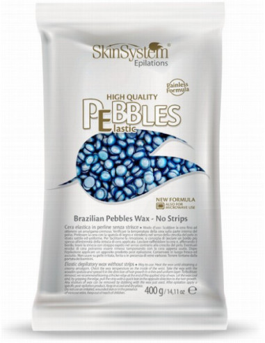 SkinSystem PEBBLES Hard-hot wax Azulene cream 400g