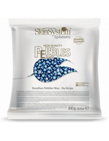 SkinSystem PEBBLES Hard-hot wax Azulene cream 800g