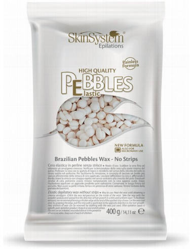 SkinSystem PEBBLES Hard-hot wax Vanilla cream 400g